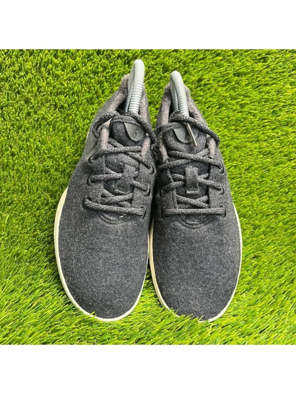 Allbirds Wool Runners Womens Size 7 Black White Casual Walking Shoes Sneakers
